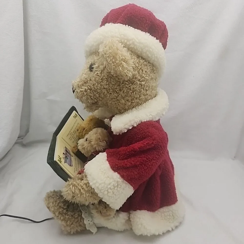 Figure Storytime Teddy Bear Twas The Night Before Christmas Animated Mama & Kids